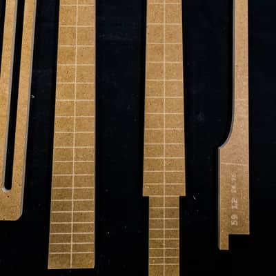 Guitar Templates ~ 59 LP Vintage ~ Poly Coated 1/2" MDF ~ CNC Router Set w/ Neck image 4