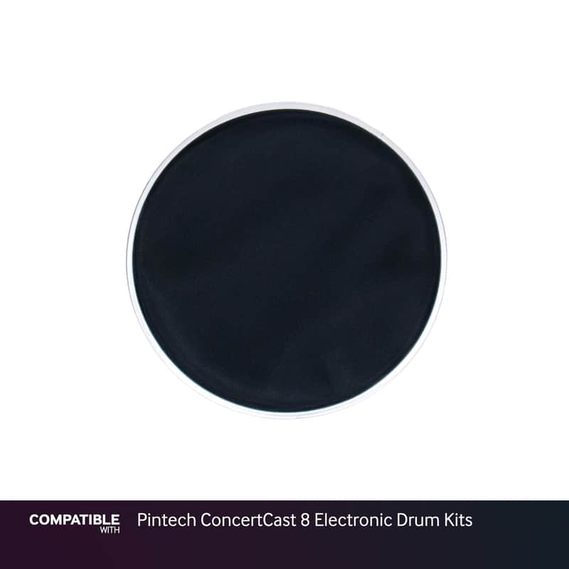 Black 8" Mesh Drum Head for Pintech ConcertCast 8 Electronic Drum Kits