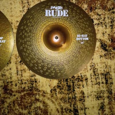 Paiste 14" RUDE Hi-Hat Cymbals (Pair) image 6