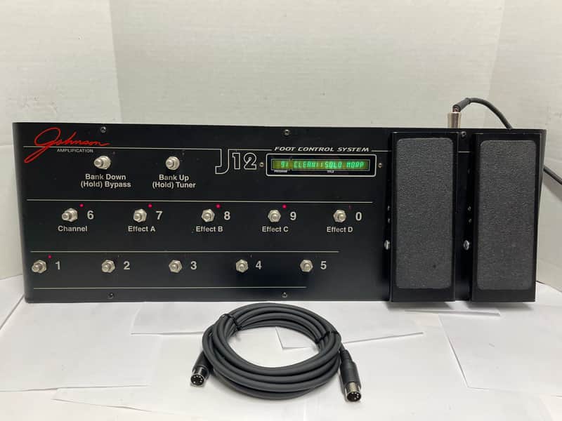 JOHNSON MILLENNIUM MILLENIUM J 12 J12 MIDI MULTI EFFECT FOOT AMP CONTROL Controller PEDAL Stereo One Fifty JM 150 JM250 250 JM150 Amp Amplifier also works with Digitech 2112 2101 Valve FX 00011191 Oct 02 image 1