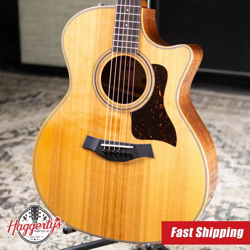 Taylor 314ce Studio Grand Auditorium Acoustic/Electric Guitar - Natural with Gig Bag image 1