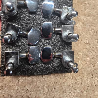 Vintage 1980's Schaller W. Germany M6 3 x 3 Tuners Side Tabs image 2
