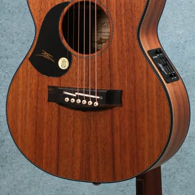 Maton EMBW6-LH Mini Blackwood Left Handed Acoustic Electric Guitar w/Case - 171192EE image 4