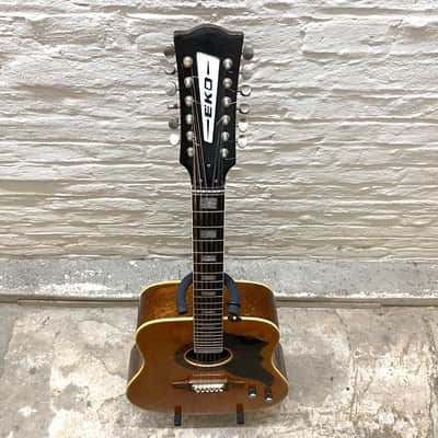 🎸 EKO RANGER 12 ELECTRA / 1974 / natural / acoustic guitar / vintage & rare image 5