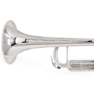 S.E. Shires Q10RS Q-Series Professional Bb Trumpet in Silver Plate SN Q7203 image 11