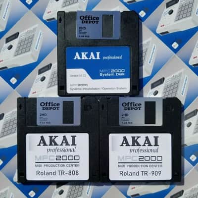 OS Boot Disk V.1.72 & TR-808 / 909 Sounds for Akai MPC 2000 Drum Kit Sample Pack
