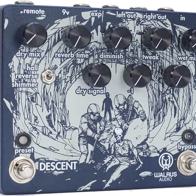 Walrus Audio Descent Reverb / Octave Machine 2015 - 2025 - Blue image 2