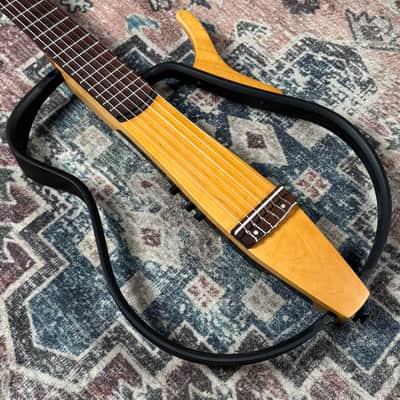 Yamaha SLG100N Silent Guitar Natural Nylon String Classical Acoustic Electric Travel Guitar! image 9