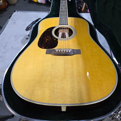 Martin D-35 Left-Handed Acoustic Guitar - Natural w/OHSC & PLEK*D #474 image 12