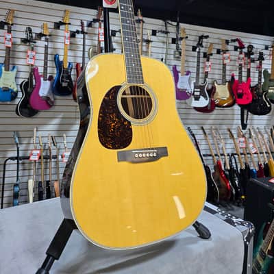 Martin D-35 Left-Handed Acoustic Guitar - Natural w/OHSC & PLEK*D #474 image 3
