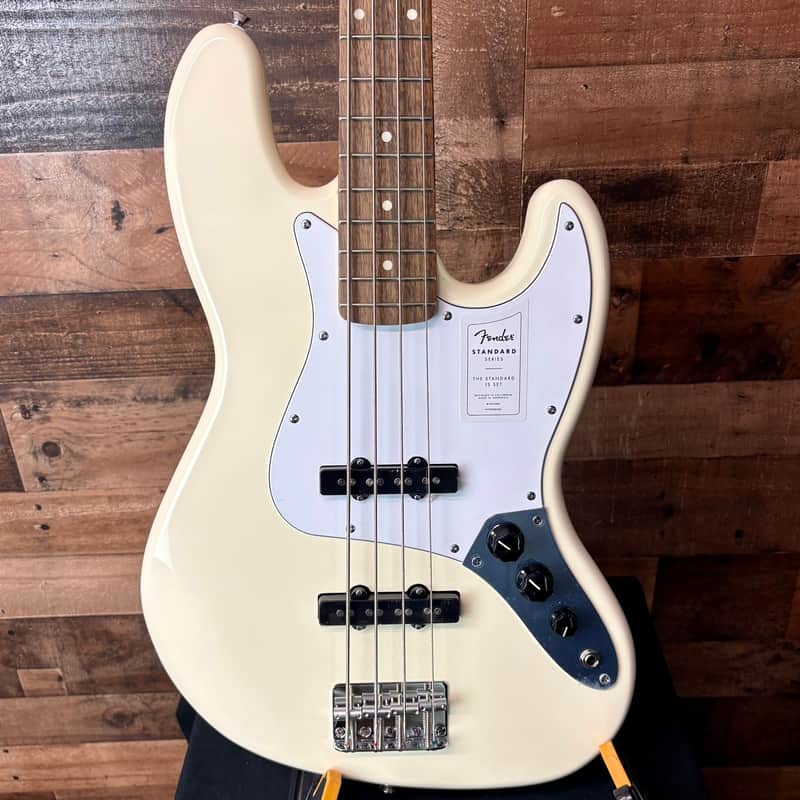 Fender Standard Jazz Bass, Olympic White, Free Ship, 349 image 1