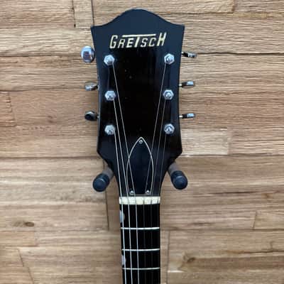 Gretsch 6124 Single Anniversary Hollow Body Guitar 1961 - Shaded Golden Sunburst w/non orig hard case image 8