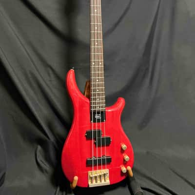 Fernandes FRB-55 MIJ 32" Medium Scale - Red Revolver Bass image 9