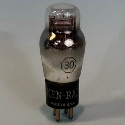 Vintage Ken-Rad Type 30 4 Pin Vacuum Tube! Tests NOS! T498 image 2