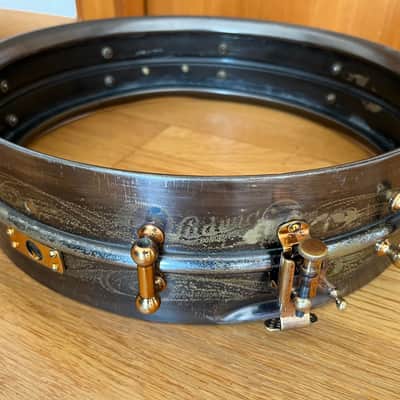 Ludwig  Black Beauty 14x4 Snare Drum  Vintage 20s Dance Model image 10