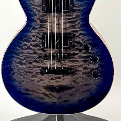 ESP ESP USA Custom Eclipse with Fishman Fluence with Case - Blue Moon Finish Serial#: US25635 image 2
