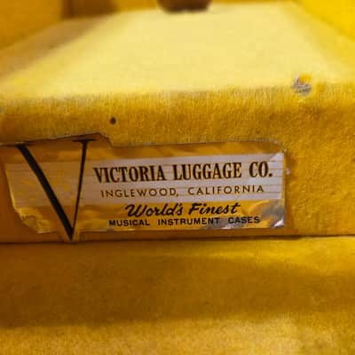 1960 Vintage Gibson EB-O EB-2 EB-3 Victoria Hard Shell Bass Case image 11