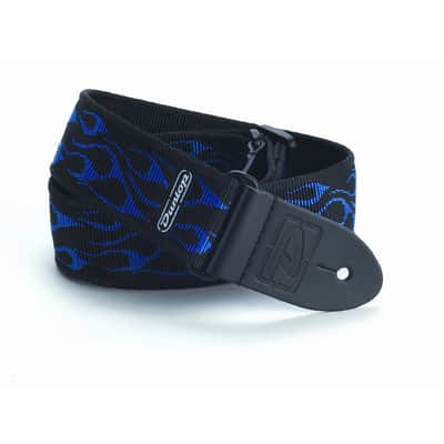 Dunlop D38-11BL Flambè Blue image 1