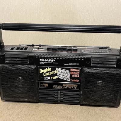 Sharp WQ-T234H Rare Vintage Portable Cassette Recorder Boombox Working Warranty image 22