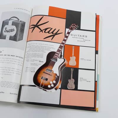 1956 L.D. Heater Catalog Music Company Catalog Gibson, Harmony, Kay, National, Etc. Case Candy image 12