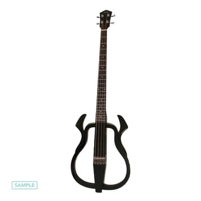 Jisheng Silent Bass Electric 4-String Guitar Bass w/ Headphone Output image 1