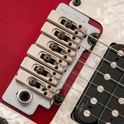Parker Fly P-38 Trans Red MIK Fishman Piezo Bridge image 13