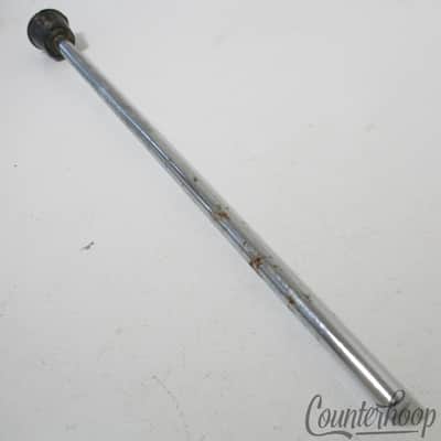 *Tama Superstar Disappearing Bass Drum Spur Leg Vintage 80s Chrome Rubber Japan* image 2