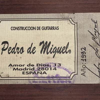 Pedro de Miguel 1992 Spanish guitar in Jose Ramirez style - amazing sound, very special guitar + video image 12