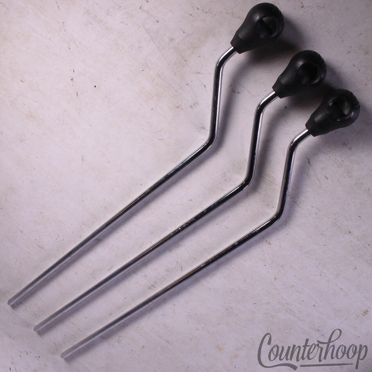 Floor Tom Drum Legs 3/8"-Ludwig/Slingerland +Pearl Suspension Rubber Feet — main photograph