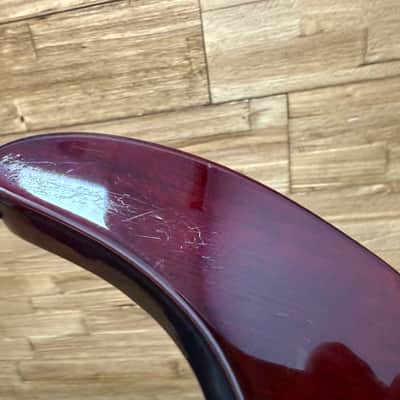 LTD ESP MH-100 QMNT Electric Guitar -2008 -Hardtail- See Thru Black Cherry - 7lbs even image 18