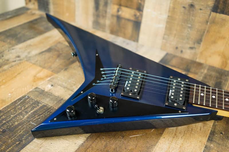Jackson Performer PS-3 1995 Midnight Blue Randy Rhoads V Guitar