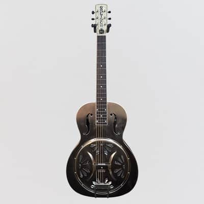 Gretsch G9221 Bobtail Round-Neck Acoustic-Electric Steel Body Resonator Guitar - Steel Bild 13