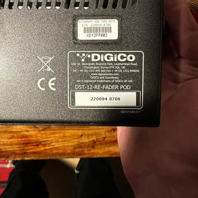 DigiCo D5T 12 RE Fader Pod interface rack synth mixer image 5