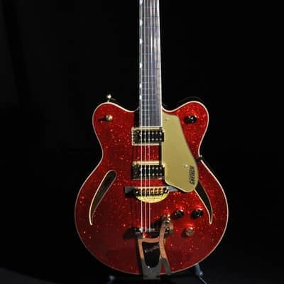 GRETSCH BALTO ROUNDUP G5422TG SSFSR RED SPARKLE GUITAR HARDSHELL INCLUDED image 1