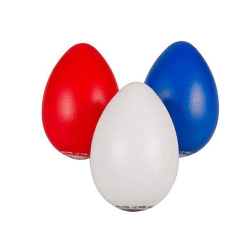Latin Percussion Egg Shaker Trio, Red, White and Blue image 1