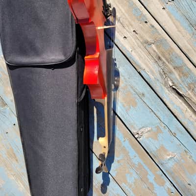 EVL 4 string electric violin Custom Quartet series 2021 - Red image 3