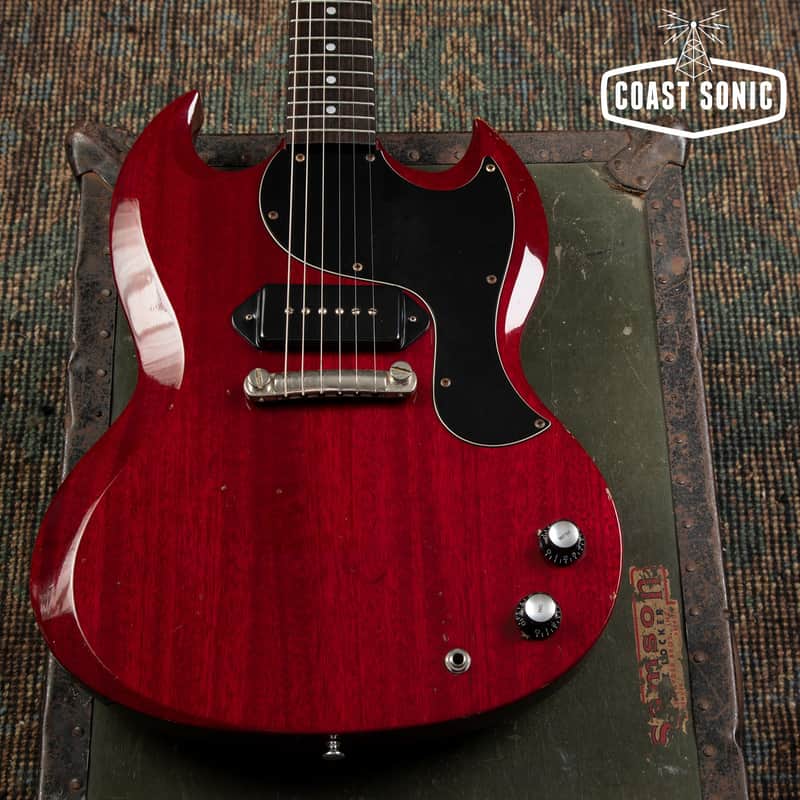 Rare 1988 Greco SJR-62 SG JR made in Japan - Cherry | Reverb