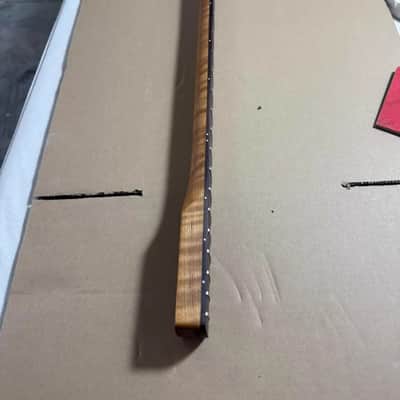 Roasted Flamed Maple Jazz Bass Neck - 20 Frets image 4