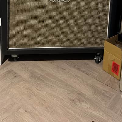 Marshall 1960BHW Handwired 120-Watt 4x12" Straight Guitar Speaker Cabinet 2001 - Present - Black image 2