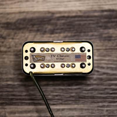 TV Jones TV Classic Bridge Humbucker Pickup - Gold-NEW image 2