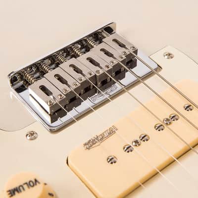 Vintage V65 ReIssued Hard Tail Electric Guitar - Blonde (V65HBLD) image 13