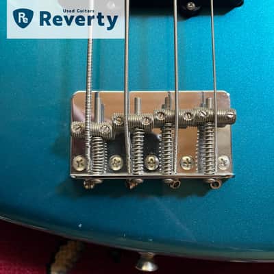 Coolz ZJB-1R Blue Metallic Jazz Bass Made In Japan Fujigen 2011 Used w/Gig bag image 8