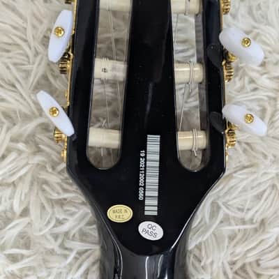 Tagima Modena I Hybrid Acoustic Electric Nylon String Guitar, Gloss Black image 5