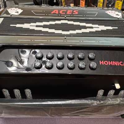 Hohner Aces Accordion F Bb Eb With Case Brand New image 6