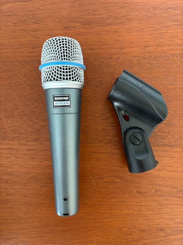 Shure BETA 57A Supercardioid Dynamic Instrument Microphone 1989 - Present - Blue image 1