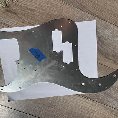 62 Fender Precision USA 13 Hole pickguard pattern Relic / Aged Silver Aluminum 1962 64 71 image 6