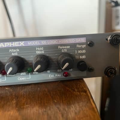 Aphex Model 105 4 Channel Logic Assisted Gate with power supply & rack mount bolts/washers image 5