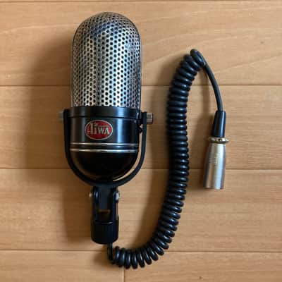 AIWA アイワ マイク M18 CRYSTAL スタンド付き ジャンク品 ☆ 1960s ☆ Japanese AIWA Dynamic Microphone M18 ☆ RCA 77 style