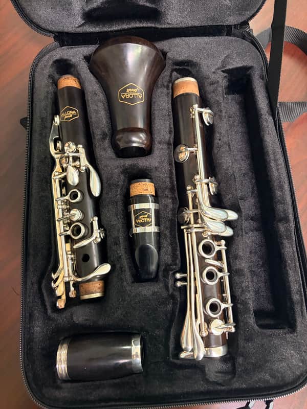 Professional Clarinet-Allora ACL-550S 2020 - Grenadilla Wood body with silver plated keys image 1