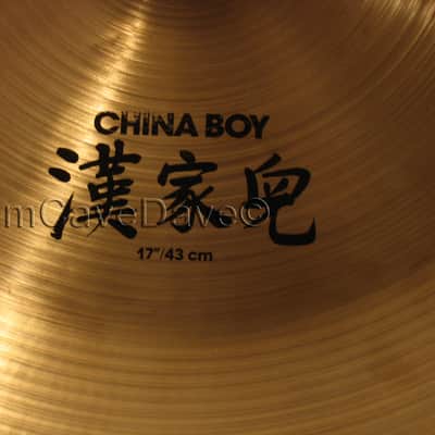 CRACKED 17" K ZILDJIAN CHINA BOY cymbal, BLOCK LETTER, DEMO VIDEO! image 5